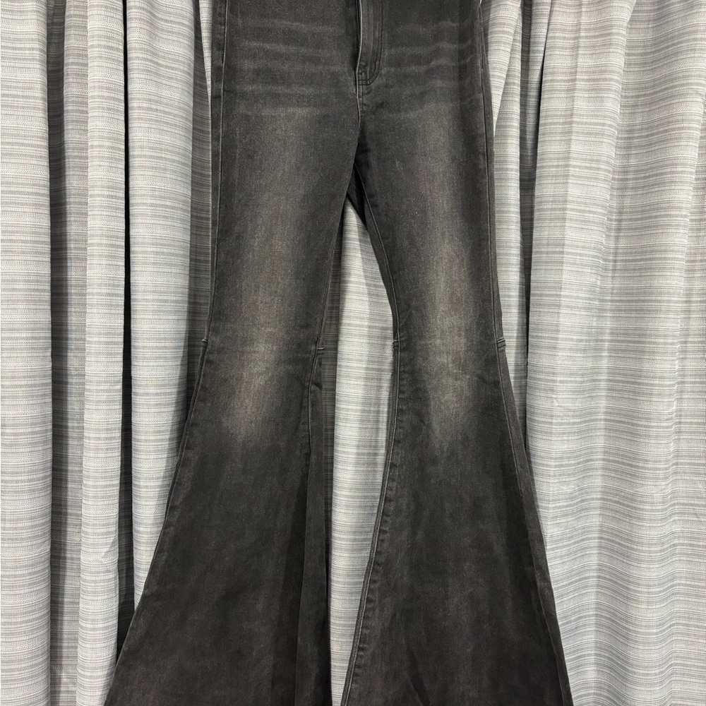 Together Women's Charcoal Flare Jeans